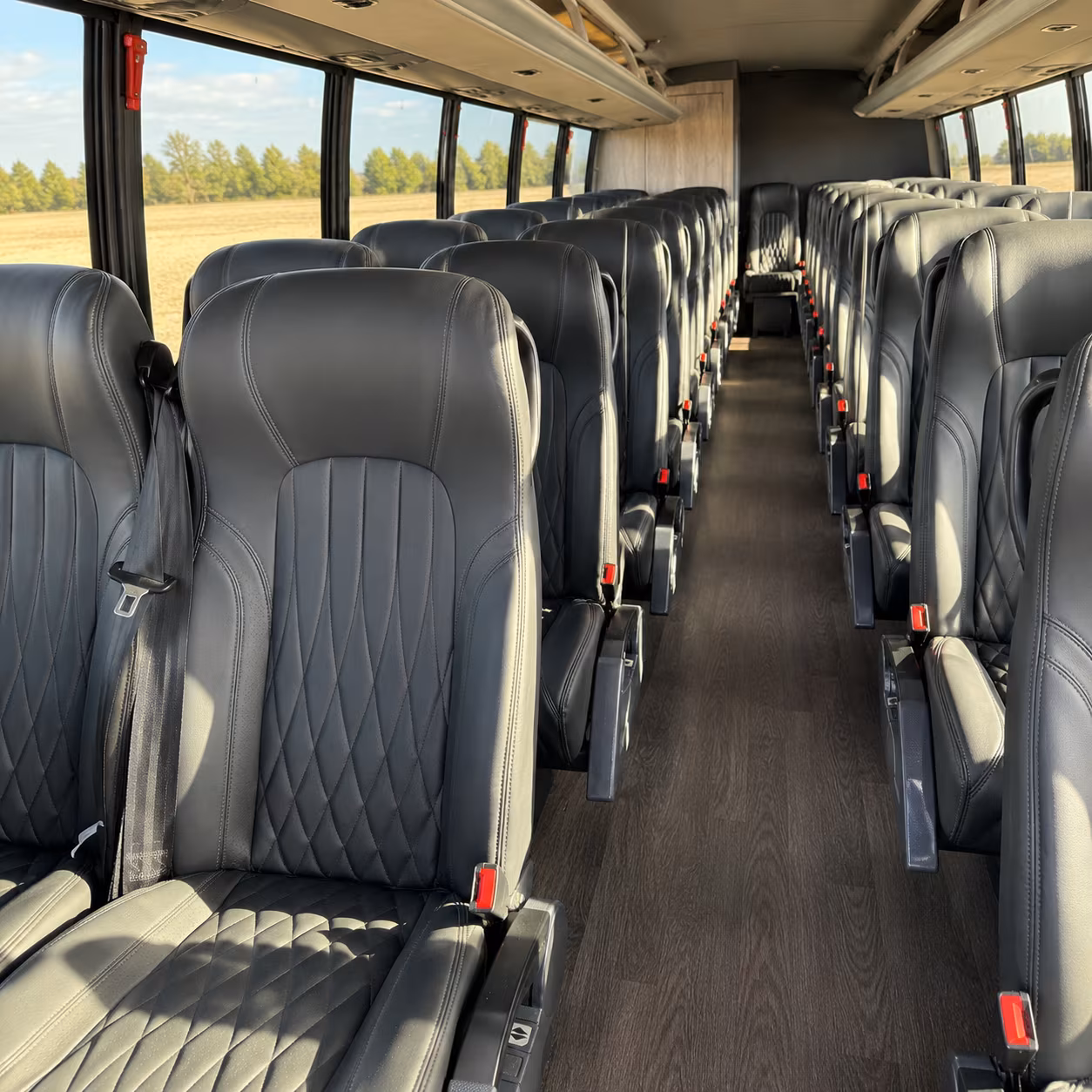 35 passenger minibus inside