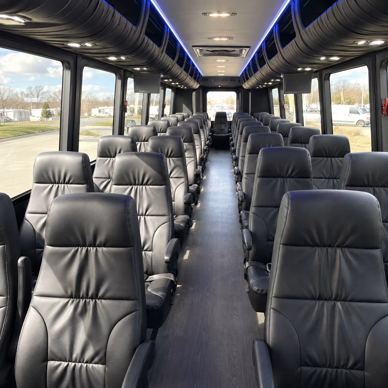 kent airport transportation onboard seating