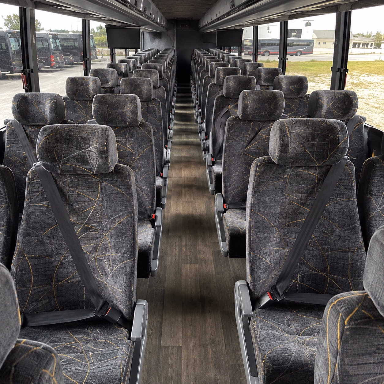 kent charter bus inside