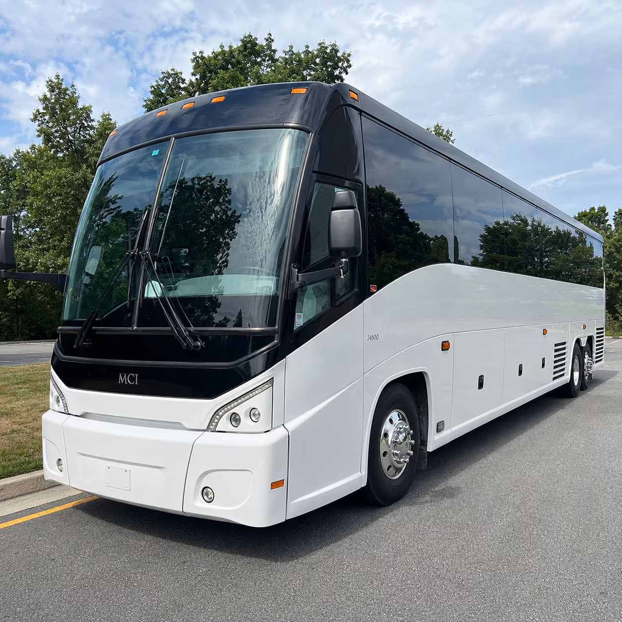 kent charter bus rental exterior