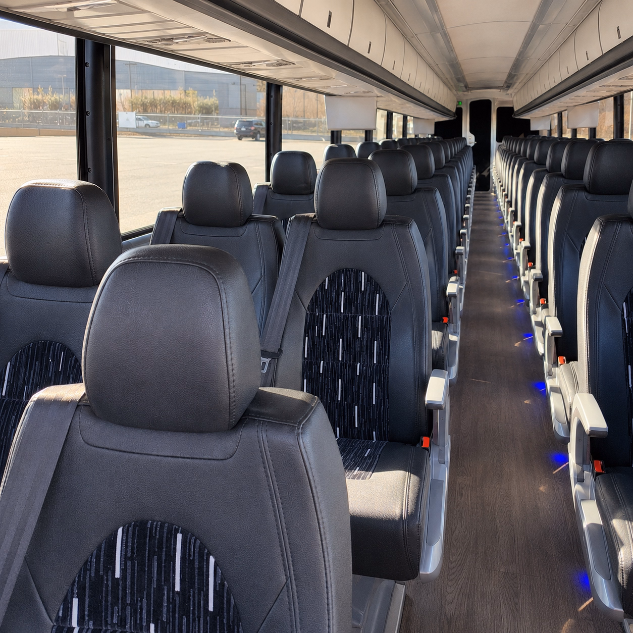 kent charter bus rental inside