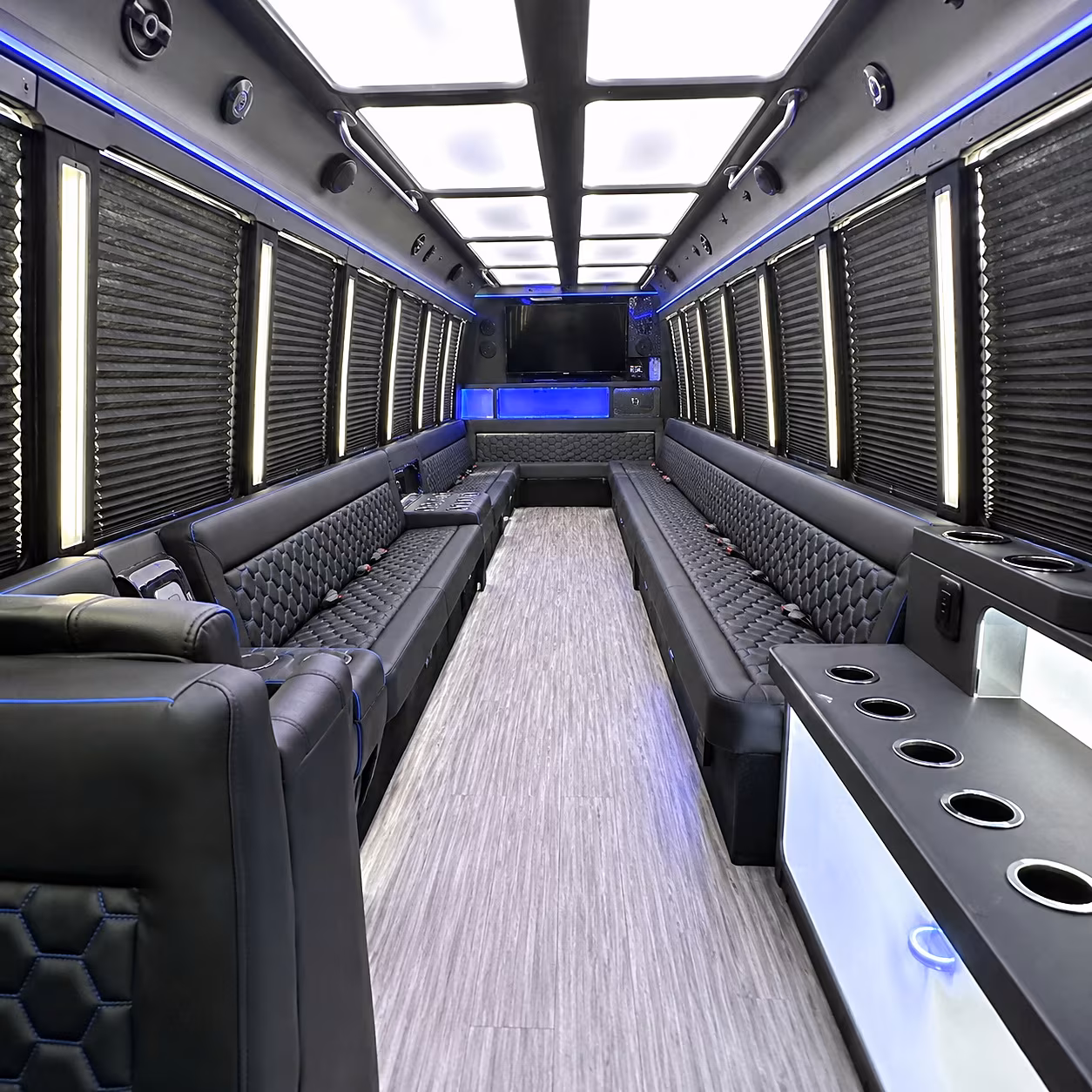kent party bus rentals inside